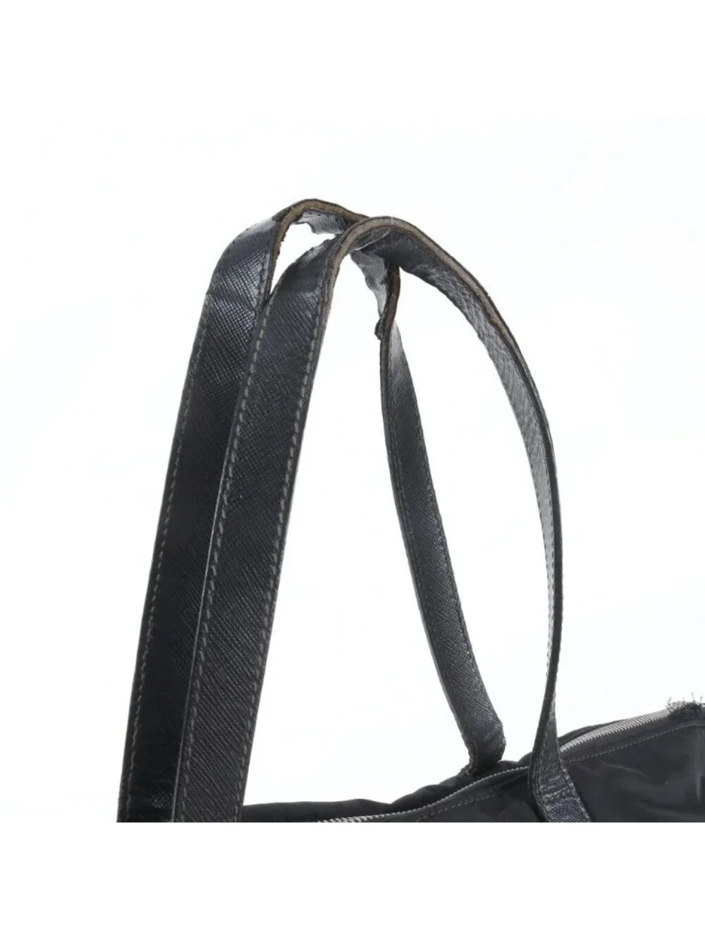 Prada Tessuto Nylon Triangle Logo Skull Leather 2-Way Shoulder Bag Crossbody